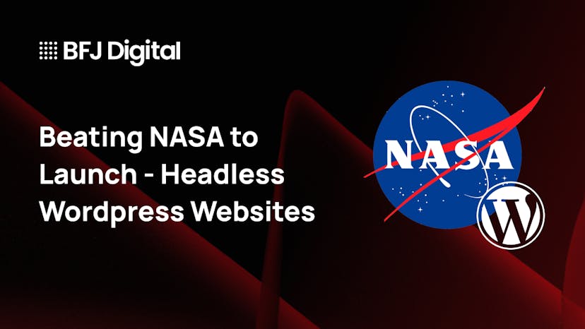 NASA headless WordPress Banner